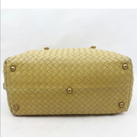 Auth Bottega Veneta Hand Bag  Yellow Leather - Picture 7 of 9